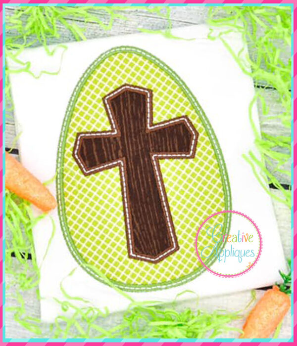 Cross Egg Applique