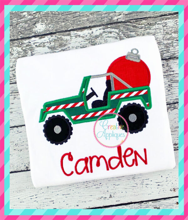 Jeep Ornament Applique - Image 3