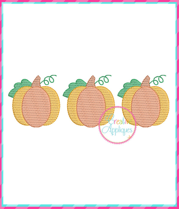 Sketch Stitch Pumpkin Trio - Image 2