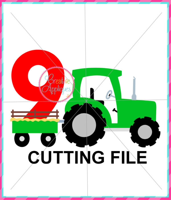 Tractor 9 Cutting File