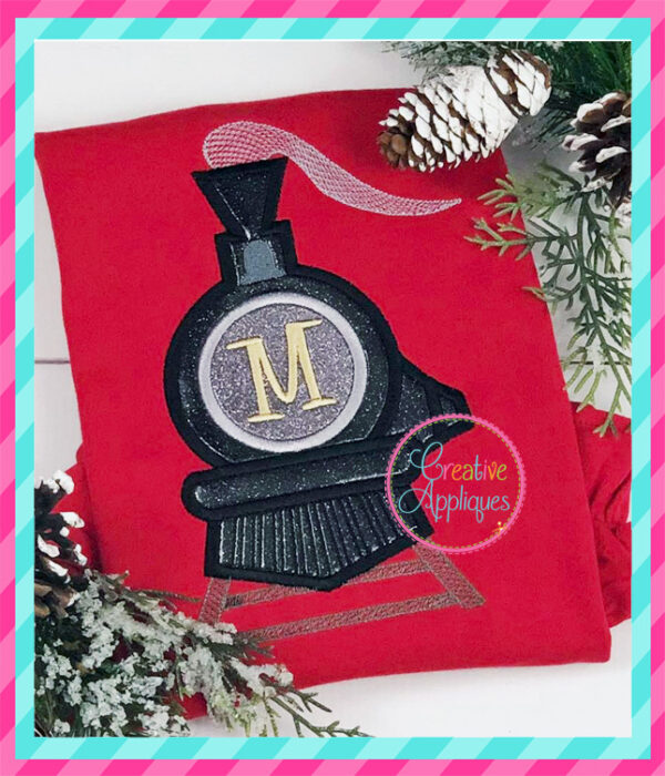 Train Monogram Applique