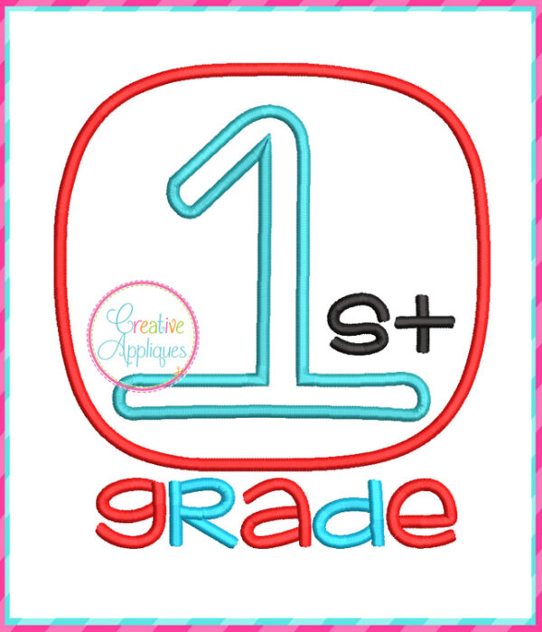 1st Grade Applique Design - Image 3