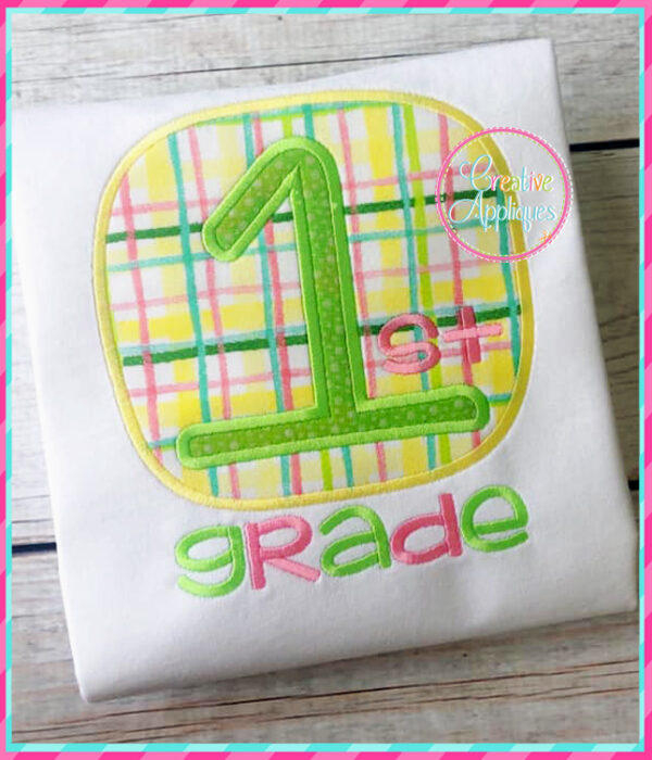 1st Grade Applique Design - Image 4