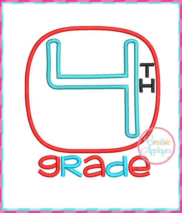 4th Grade Applique Design - Image 3