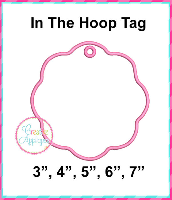 In The Hoop Flower Tag - Image 2