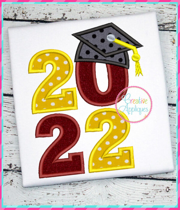 2022 Grad Applique Design Square