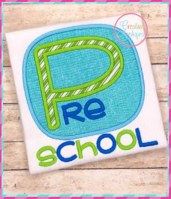 Preschool Applique Design