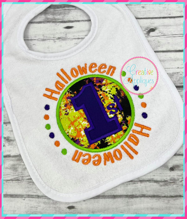 1st Halloween Applique Design