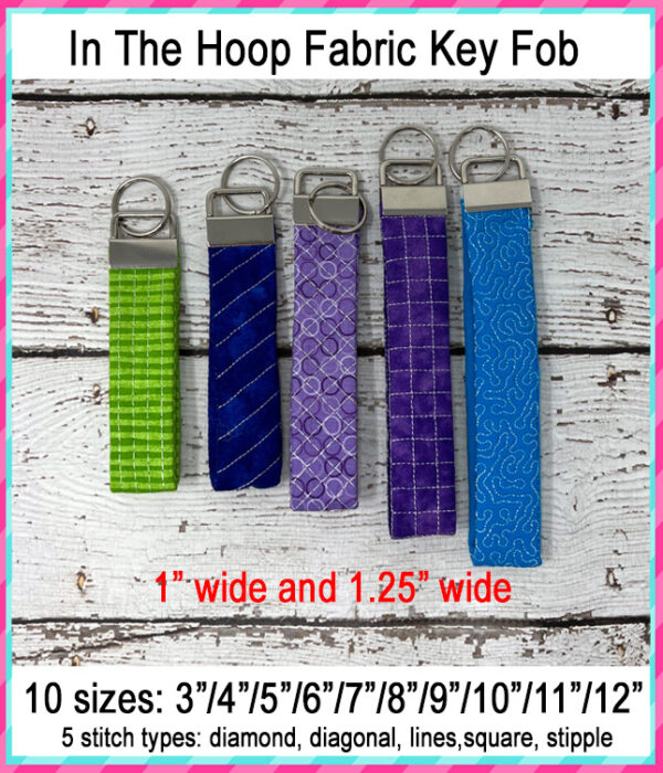 In The Hoop Key Fob Set - Image 3