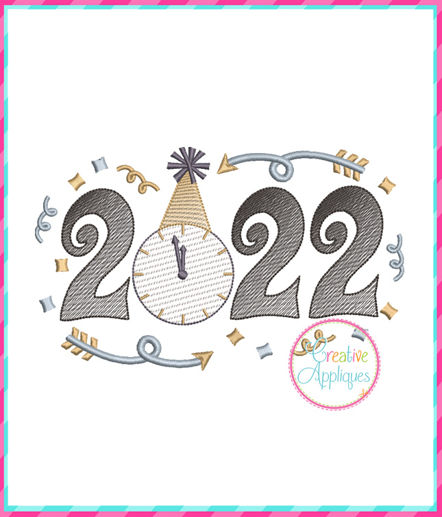 Happy New Year celebration banner, poster design. Couple hands with two  glasses, bottle of champagne and gold calligraphy lettering. Chalk sketch  vect Stock Vector Image & Art - Alamy