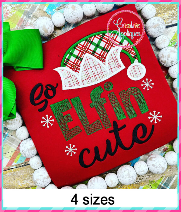 So Elfin Cute Applique Design