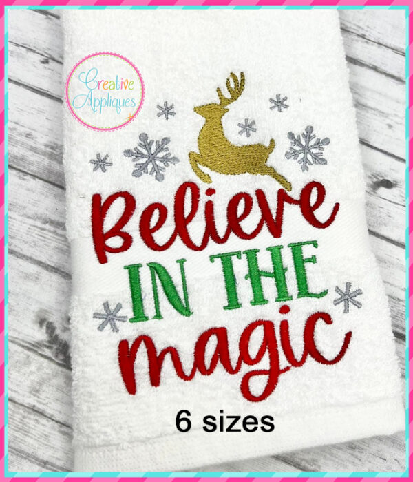 Believe in the Magic Embroidery Design - Image 2