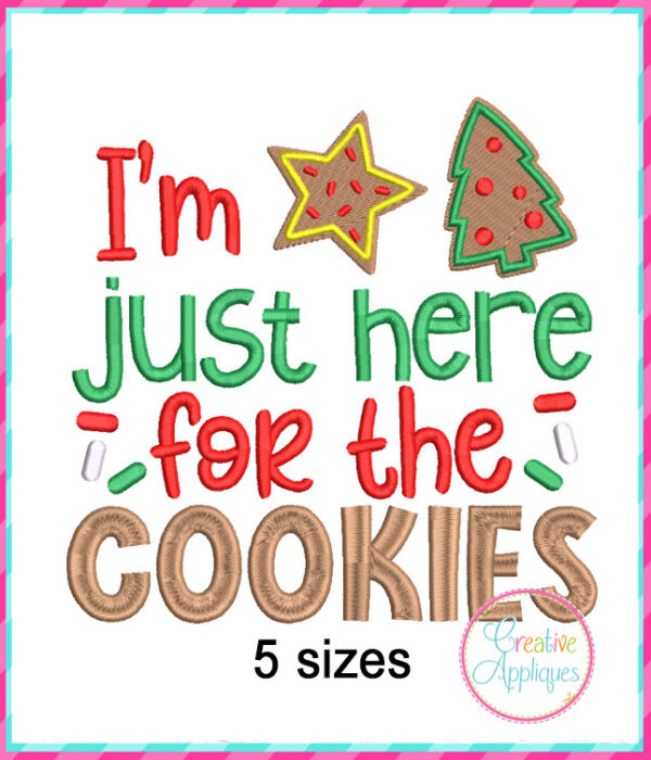 Christmas Baking Embroidery + Applique Design Set - Image 6