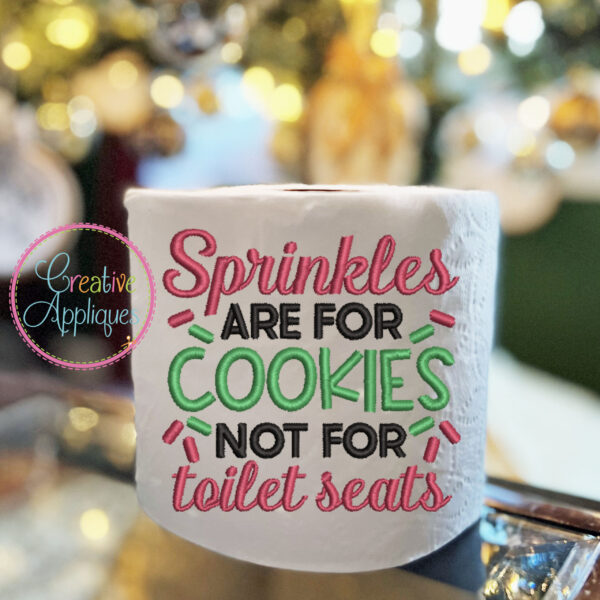 Snarky Toilet Paper Christmas Embroidery Design Set - Image 10