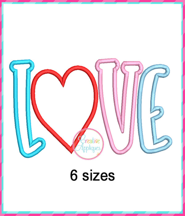 Love Applique Design - Image 2