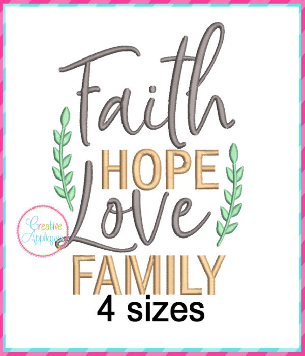 Faith Embroidery Design Set - Image 7