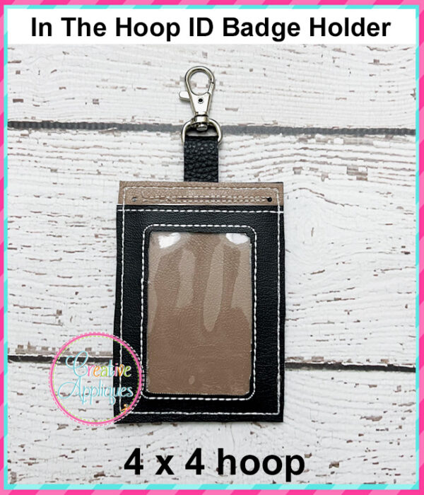 Worlds Best Teacher ID Badge Holder In The Hoop Design - Image 7