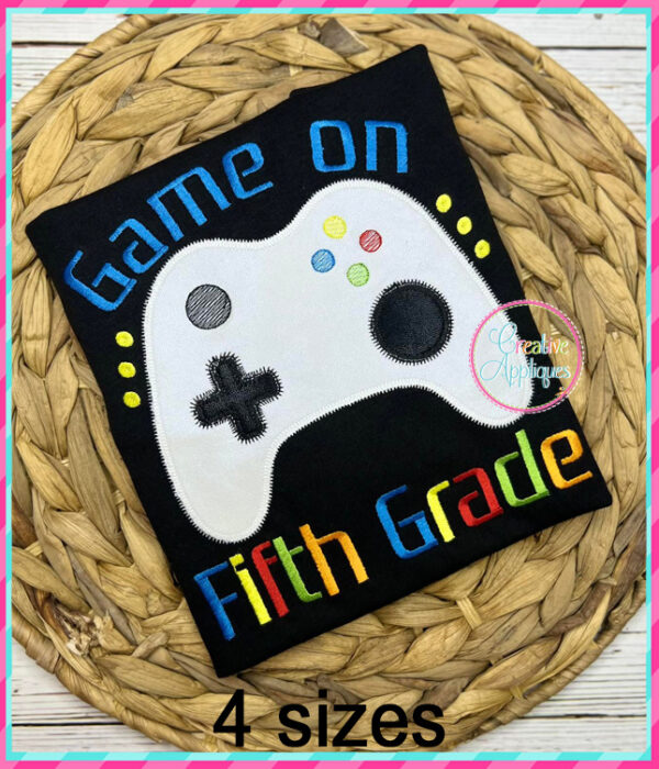 Game On Grade Applique Design Set - Image 9