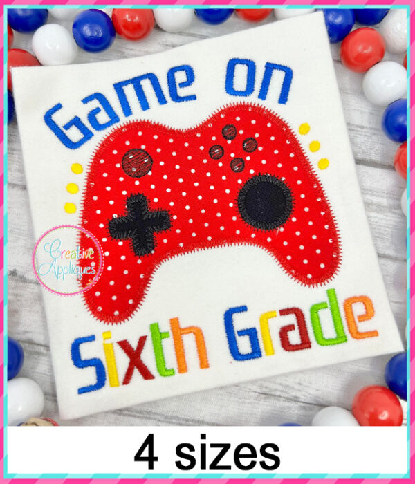 Game On Grade Applique Design Set - Image 11