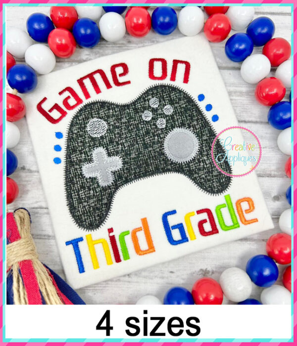 Game On Grade Applique Design Set - Image 7