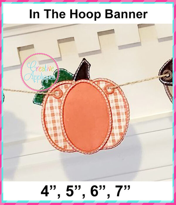 Fall Banner In The Hoop Embroidery Design Set - Image 6