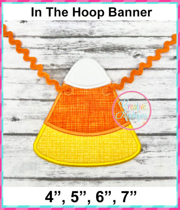 Halloween Banner In The Hoop Embroidery Design Set - Image 2