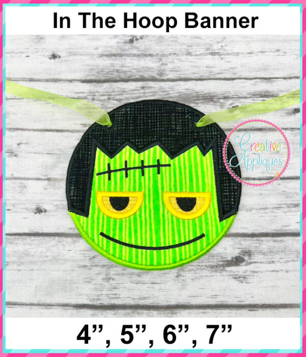 Halloween Banner In The Hoop Embroidery Design Set - Image 10