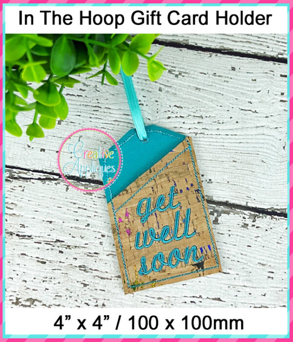 In The Hoop Gift Card Holder Design Set 1 - Image 2