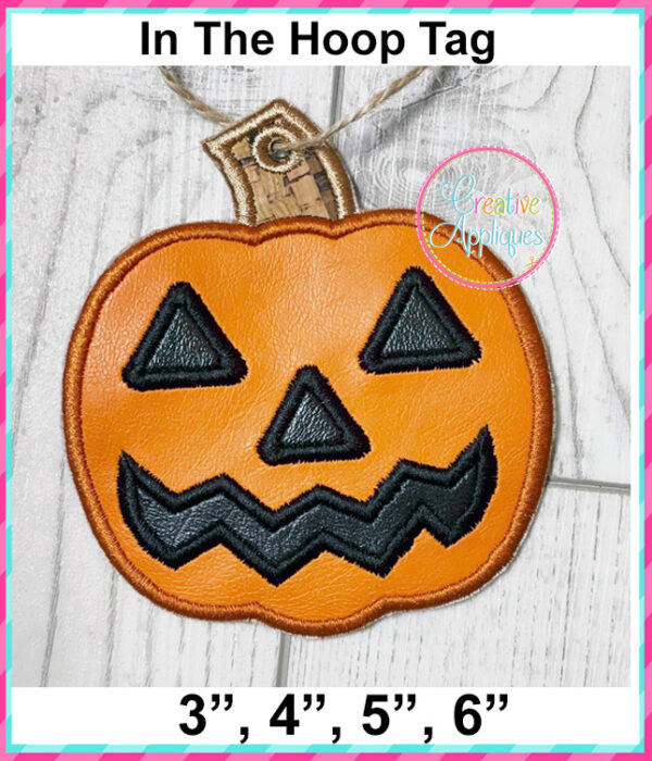 Halloween Tag In The Hoop Embroidery Design Set - Image 4