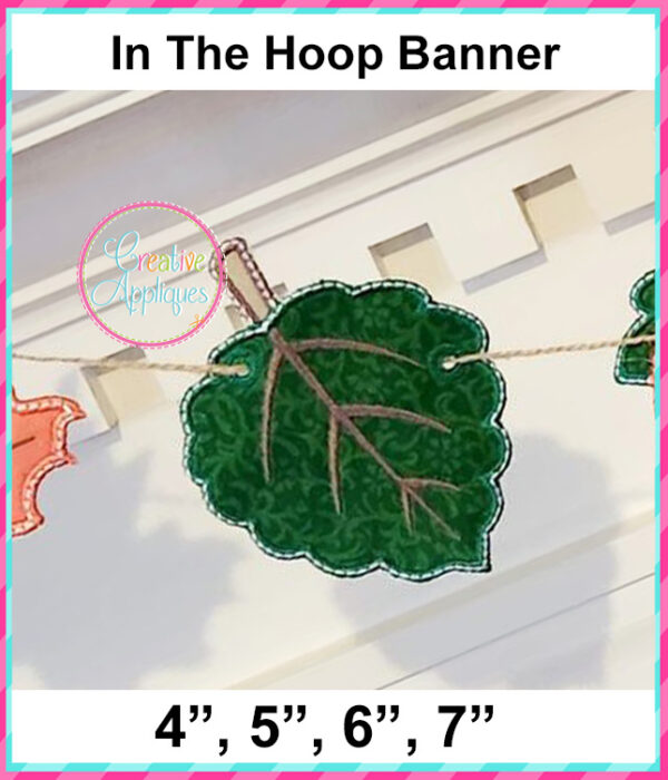 Fall Banner In The Hoop Embroidery Design Set - Image 4