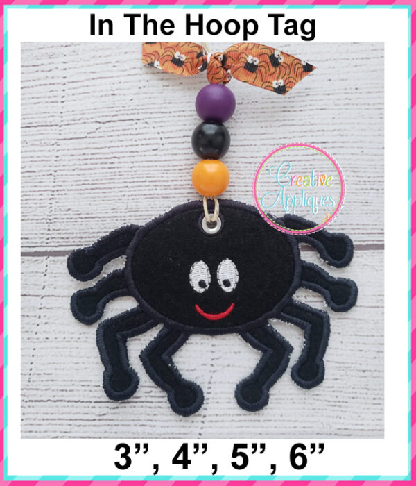 Halloween Tag In The Hoop Embroidery Design Set - Image 3