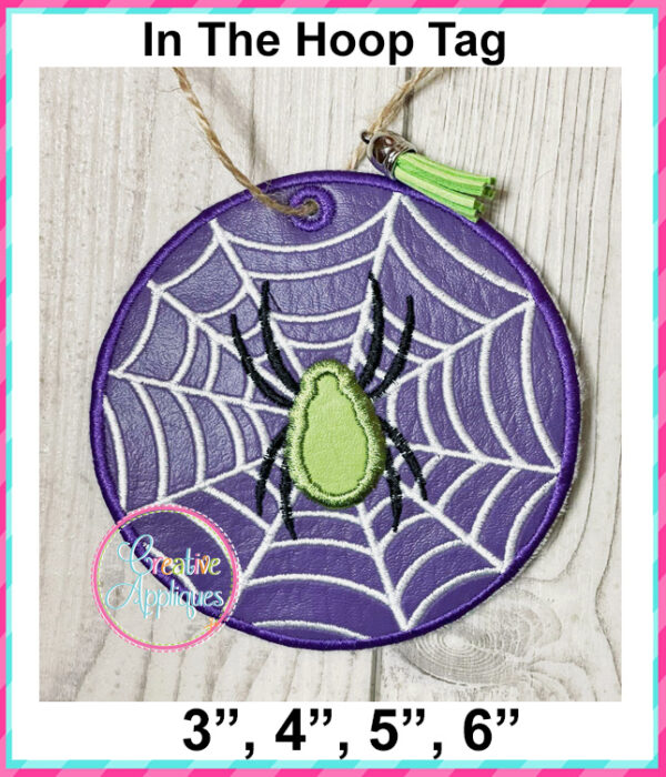 Halloween Tag In The Hoop Embroidery Design Set - Image 8