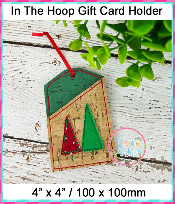 In The Hoop Gift Card Holder Design Set 2 - Image 2