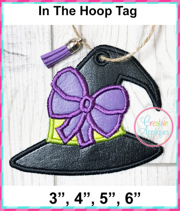 Halloween Tag In The Hoop Embroidery Design Set - Image 13