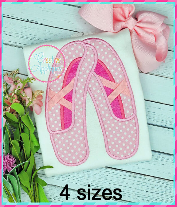 Ballet Shoes Applique Design - Image 2