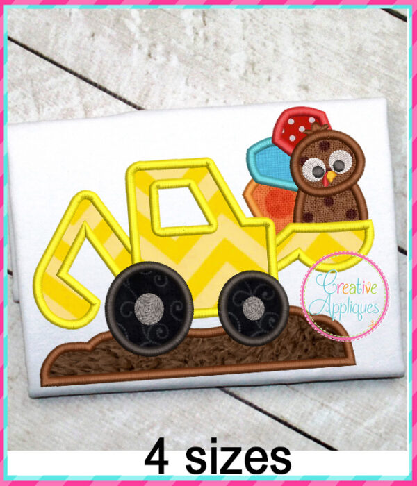 Turkey Digger Applique Design