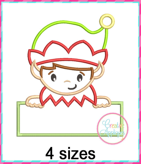 Elf Frame Applique Design - Image 2