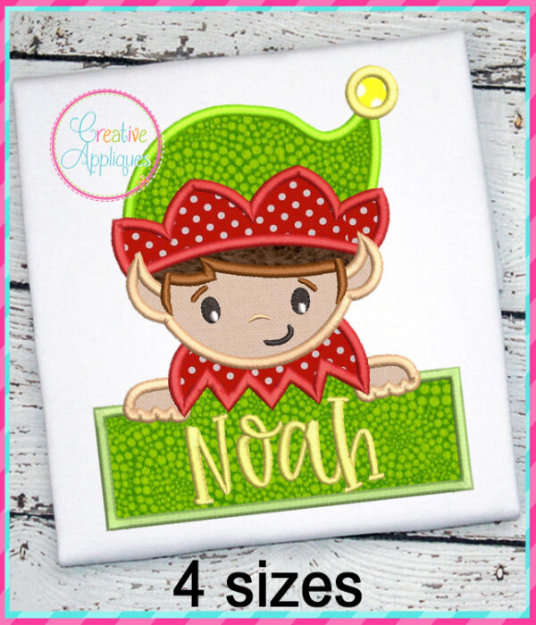 STORE PURCHASE CAEDS06- Christmas Character Frame Applique Design Set - Image 9