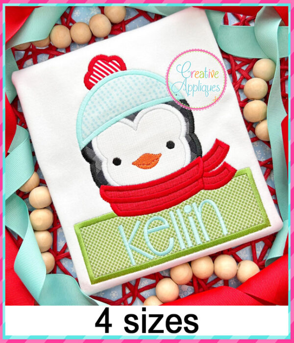 Christmas Character Frame Applique Design Set 2 - Image 4