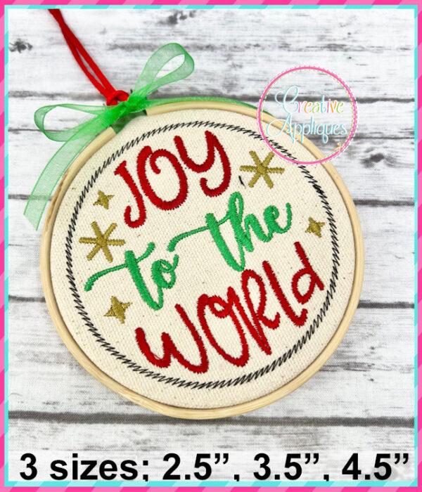 Word Circle Embroidery Ornament 16 Design Set - Image 7