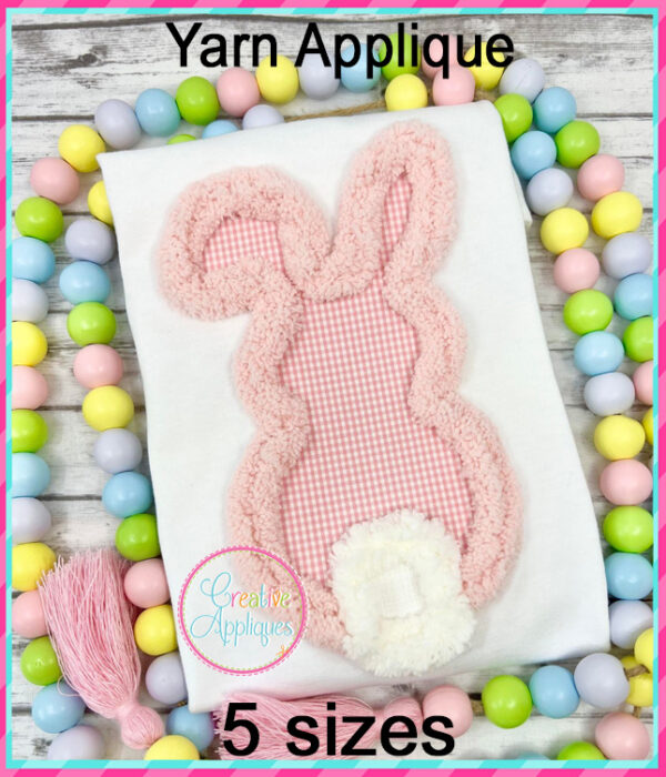 Yarn Rabbit Applique