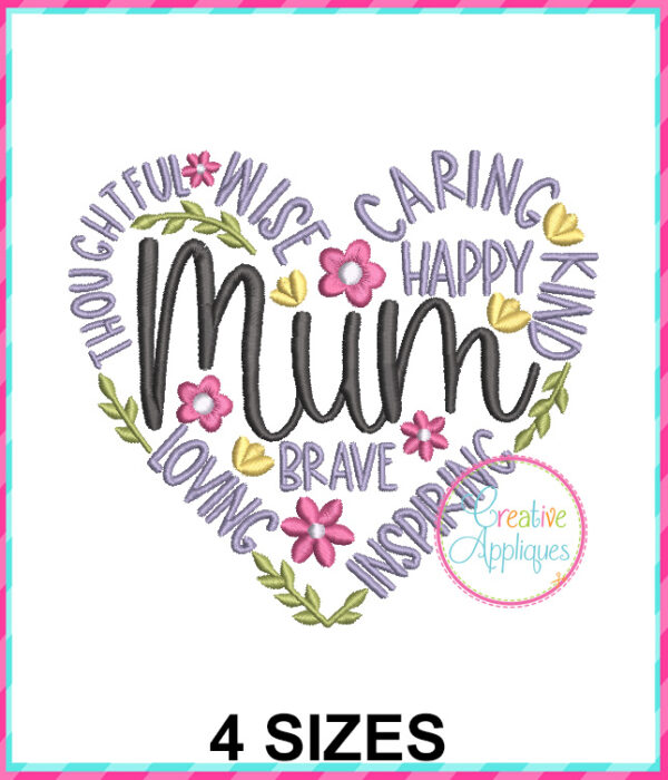 Mum Mother's Day Embroidery Set - Image 6