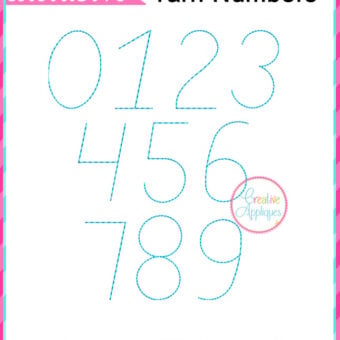 APPLIQUE FONTS Machine Embroidery Designs - Creative Appliques