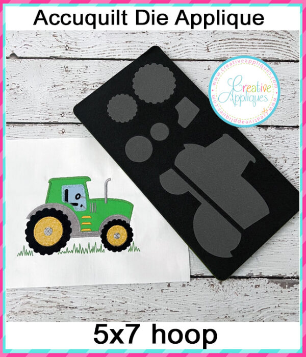 Accuquilt GO! Tractor Applique Embroidery Design - Image 3