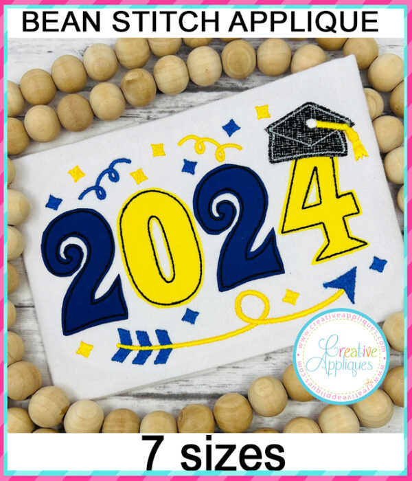 2024 Graduate applique design