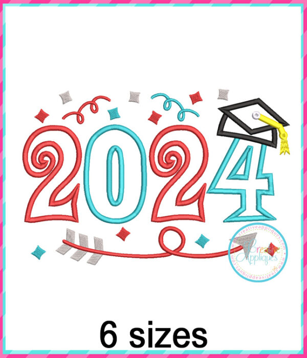 2024 Graduate applique design - Image 3