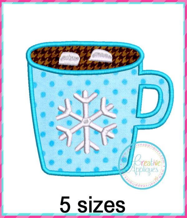 Mug applique design