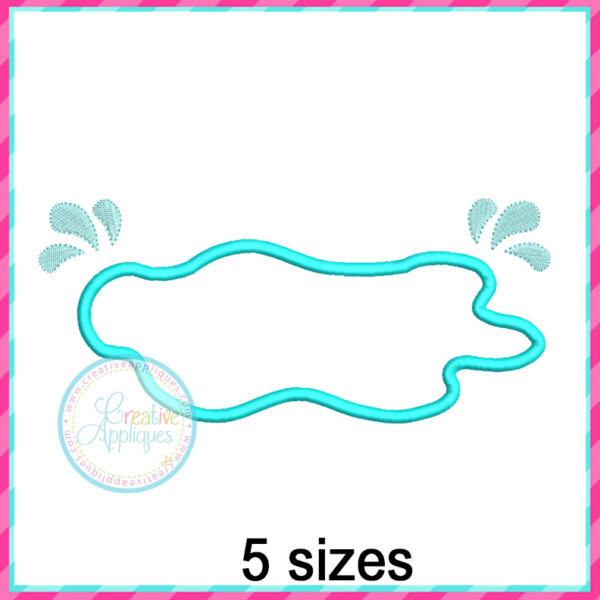 Puddle Applique Design