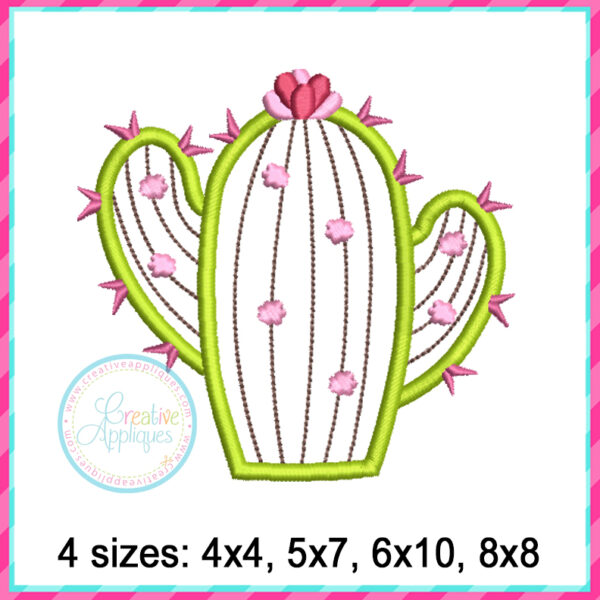 Cactus applique design