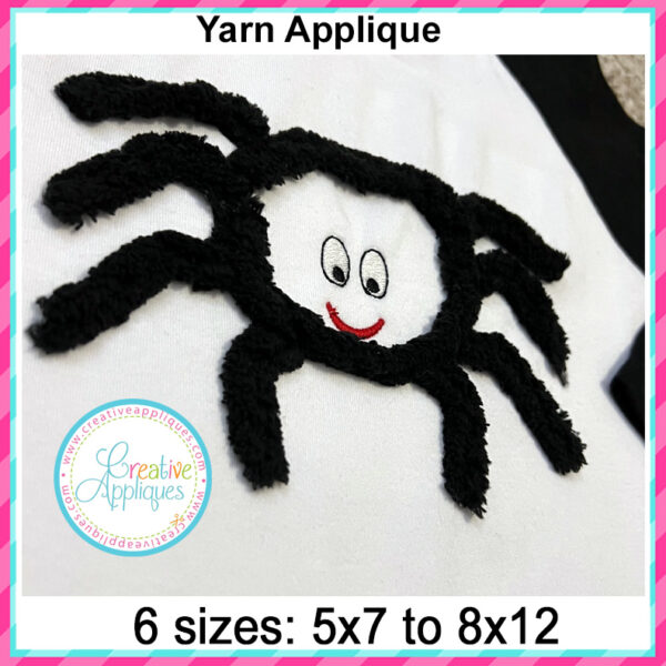 Spider Yarn Applique design - Image 3